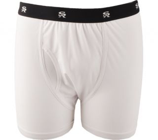 Mens Stacy Adams Boxer Brief (2 Pack)   White Boxers