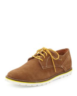 Micky Suede Lace Up Derby, Tan