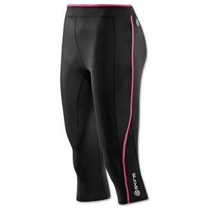 Skins A200 Womens 3/4 Tight (Black/Pink)