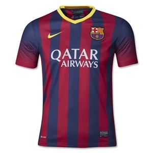 Nike Barcelona 13/14 Youth Home Soccer Jersey