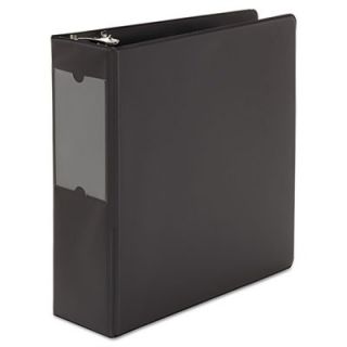 Universal Round Ring Mini Reference Binder With Label Holder
