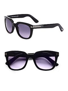 Tom Ford Eyewear Campbell Square Sunglasses   Black