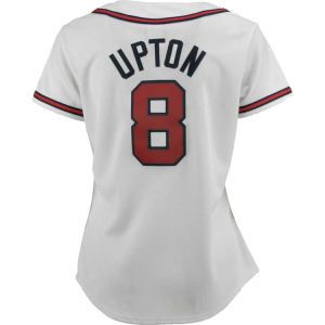 Atlanta Braves Justin Upton Majestic MLB Womens Replica Player Jersey