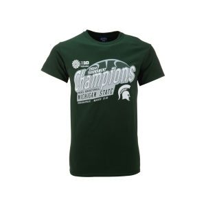 Michigan State Spartans Blue 84 NCAA 2014 Big 10 Basketball Tourney Champs T Shirt