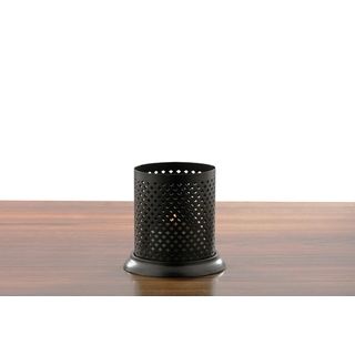 Small Chimney Iron Lantern (BlackMaterials IronQuantity One (1)Setting IndoorDimensions 4.5 inches high x 4 inches wide )