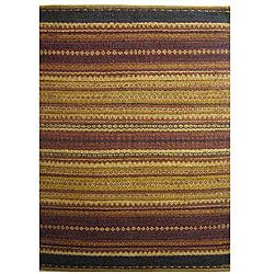 Sindhi Jute Rug (5 X 8) (greenPattern StripeMeasures 0.75 inch thickTip We recommend the use of a non skid pad to keep the rug in place on smooth surfaces.All rug sizes are approximate. Due to the difference of monitor colors, some rug colors may vary s