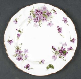 Hammersley Victorian Violets Dessert/Pie Plate, Fine China Dinnerware   Bunches