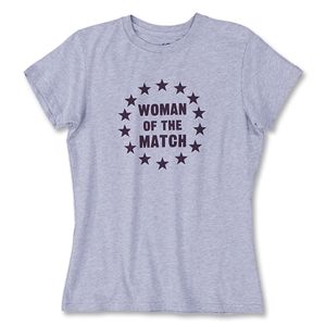 Objectivo Woman of the Match Soccer T Shirt (Gray)