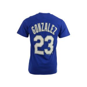 Los Angeles Dodgers Adrian Gonzalez Majestic MLB Official Player T Shirt