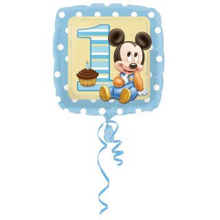 Mickeys 1st Birthday Foil Balloon