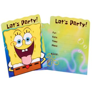 SpongeBob Invitations