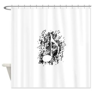  Note Explosion Shower Curtain  Use code FREECART at Checkout
