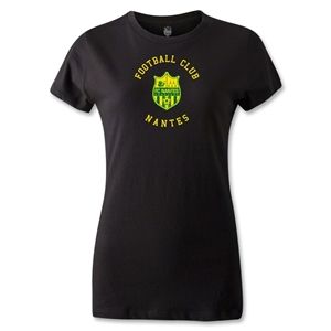 hidden FC Nantes Womens T Shirt (Black)