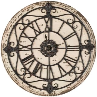 Safavieh Jerry Antiqued Rust Clock