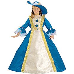 Girls Majestic Blue Princess Costume