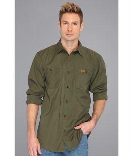 Carhartt Trade L/S Shirt   Tall Mens Long Sleeve Button Up (Green)