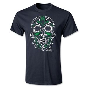 Who Are Ya Designs Mexico Sugar Skull T Shirt (Black)