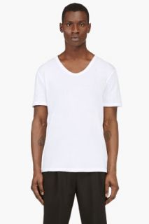 T By Alexander Wang White Classic Scoopneck T_shirt