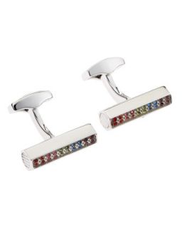 Cylinder Cuff Links, Multicolor