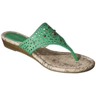 Womens Merona Elisha Studded Sandals   Green 8.5