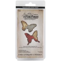 Sizzix Movers And Shapers Butterflies Magnetic Die Set (pack Of 2)