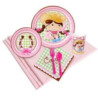Pink Cowgirl Just Because Party Pack for 8