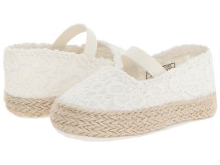 Ralph Lauren Layette Kids Bowman Girls Shoes (White)