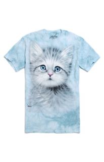Mens The Mountain Tee   The Mountain Blue Eyed Kitten T Shirt