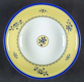 Spode Albany Coupe Cereal Bowl, Fine China Dinnerware   Imperial Ware,Yellow Rim