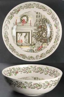 Johnson Brothers Merry Christmas (Genuine Hand Engraving) Punch Bowl, Fine China