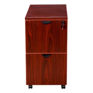Boss Office Products 2 Drawer Mobile Pedestal N149 C / N149 M Finish Mahogany