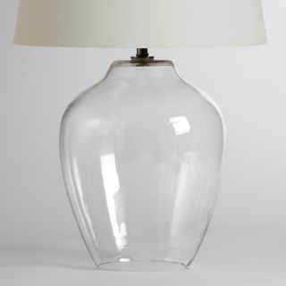 Clear Glass Table Lamp Base   World Market