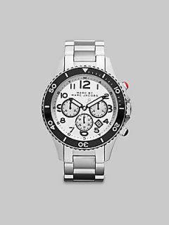 Marc by Marc Jacobs Stainless Steel Chronograph Watch   No Color