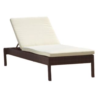 Source Outdoor Manhattan All Weather Wicker Chaise Lounge Multicolor   SO 093 