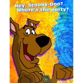 Scooby Doo Mod Mystery Invitations