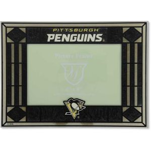 Pittsburgh Penguins Art Glass Picture Frame
