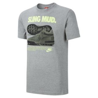 Nike Football Sling Mud Mens T Shirt   Dark Grey Heather