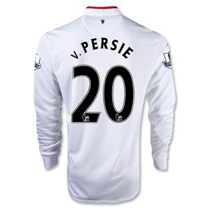 Nike Manchester United 12/13 v. PERSIE LS Away Soccer Jersey