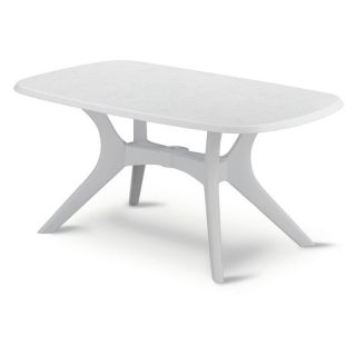 KETTLER 63 x 38 in. Kettalux Plus Table with Umbrella Hole Multicolor   3699 855