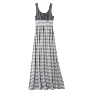 Mossimo Supply Co. Juniors Colorblock Maxi Dress   Quartz Gray/Heather Gray