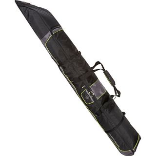 Pro Series Single Adjustable Ski Bag Black, Charcoal, Chartreuse   H