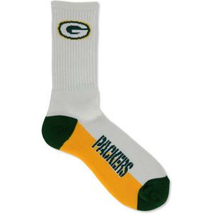 Green Bay Packers For Bare Feet Crew White 506 Sock