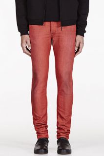 Diesel Red Slim Sleenker Jeans