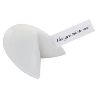 Memo Fortune Cookie Figural   White by Torre & Tagus