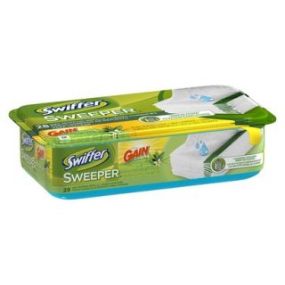 Swiffer Sweeper Wet Mopping Cloths Mop and Broom Floor Cleaner Refills Gain