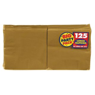 Gold Big Party Pack   Lunch Napkins