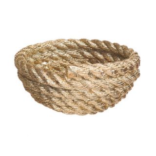 Areaware Reality Coil Rope Bowl HARBRG / HARBRB Color Gold