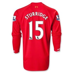Warrior Liverpool 13/14 STURRIDGE LS Home Soccer Jersey