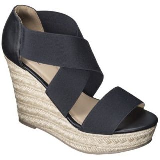 Womens Mossimo Theresa Wedge Sandal   Black 11