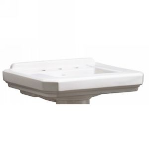 Danze DC026018WH Cirtangular  24 Pedestal Basin Without Column